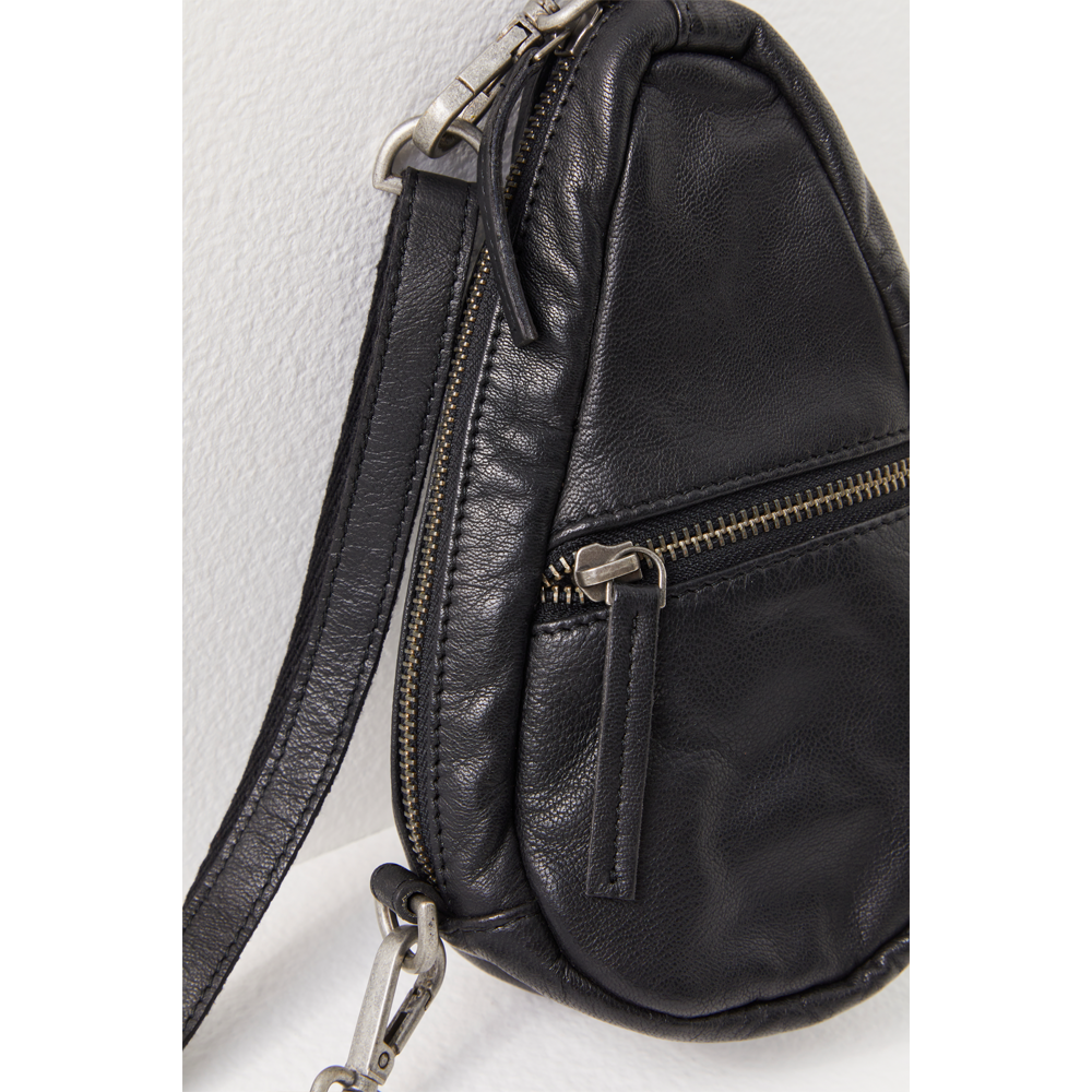 Mini double pack leather crossbody bag sales